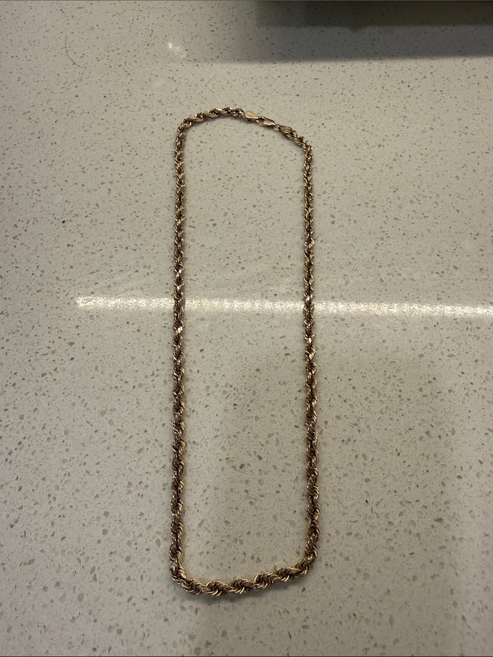 Gold Rope Chain Necklace - Women Jewelry